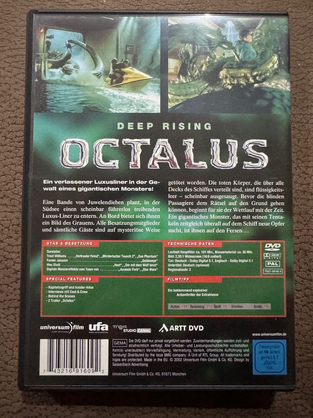 Alle DVDs: Deep Rising Octalus – Gebraucht aus Dietikon von MuNathy 1