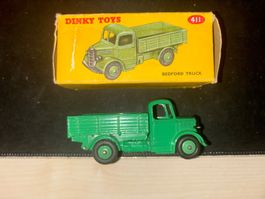 Dinky Toys Bedford Truck Plateau Vert Réf. 411 - OVP
