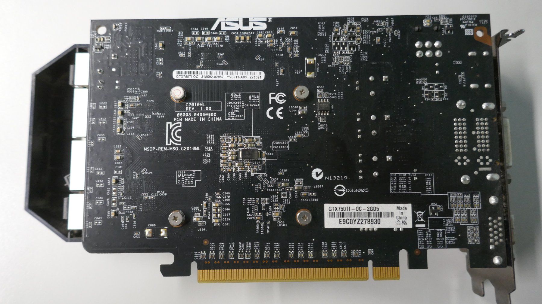 Asus Schede grafiche: Asus GTX750TI-OC – Usato da Wenslingen venduto da FairlightCMI 1