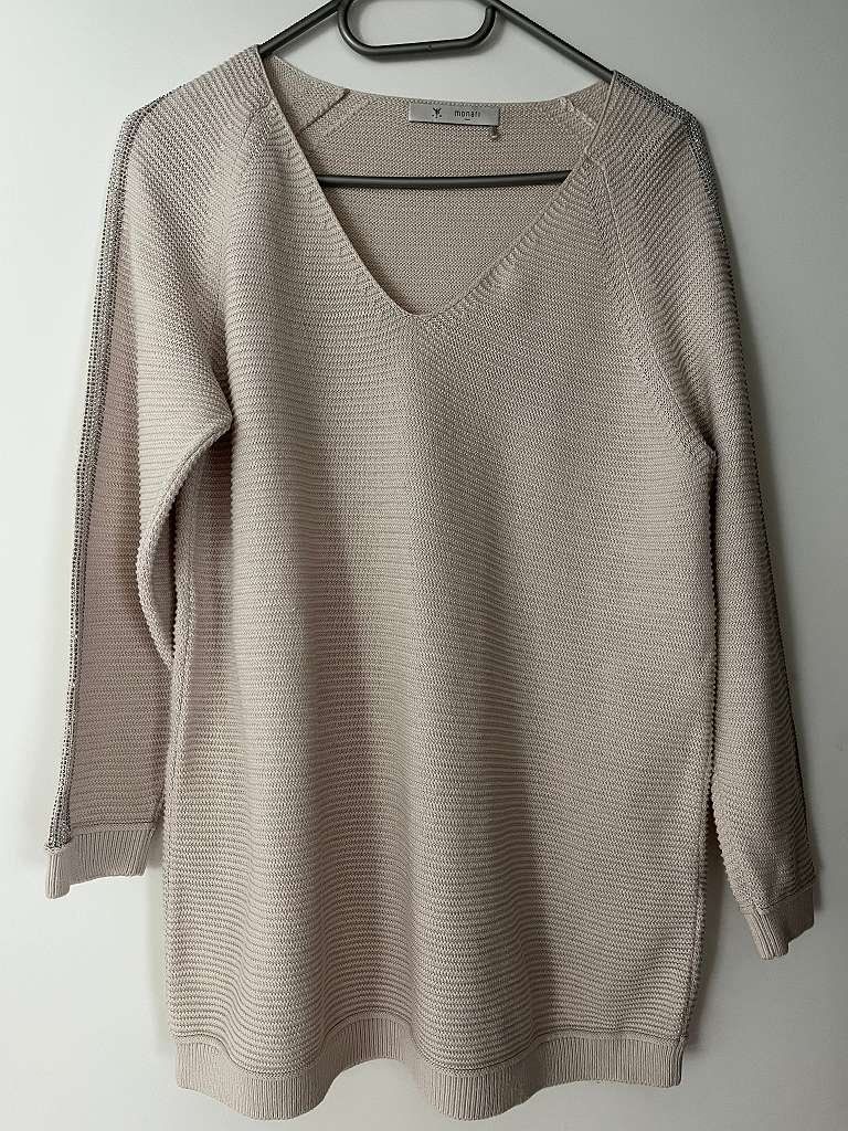Monari Pulls & Sweat-shirts: Pullover von monari, Gr. 36, Farbe beige – Neuf (Voir description) à Triesen par dardaleni