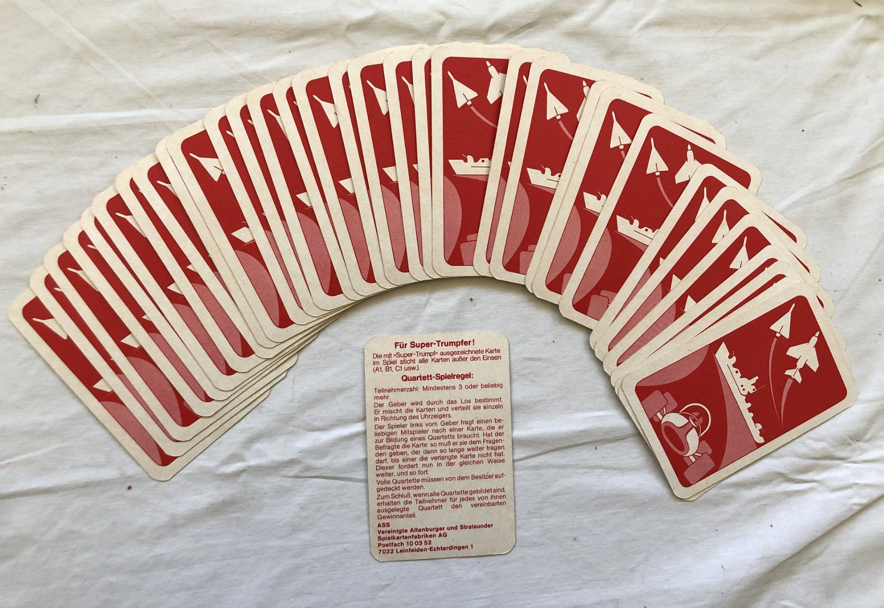 Giochi: Quartett - Top Ass - SUPER RENNER – Usato da Schaffhausen venduto da durruti 3