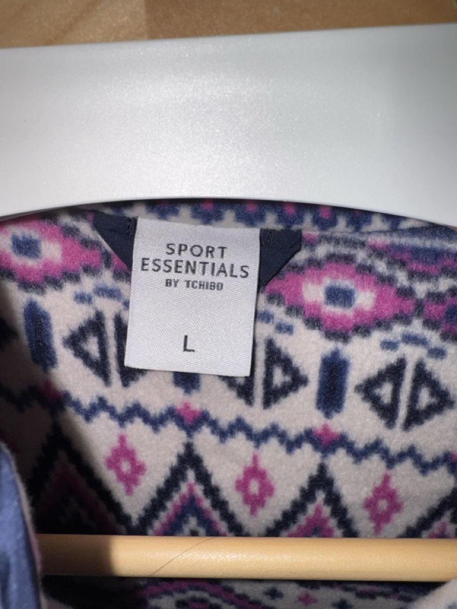 Pullover & Sweatshirts: Fleece Pullover Sport Essentials Tchibo Grösse L gemustert – Neu (gemäss Beschreibung) aus Uitikon Waldegg von LoriCor 1