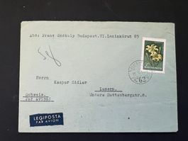 Ungarn Magyar 1957 Brief echt gelaufen (M784)