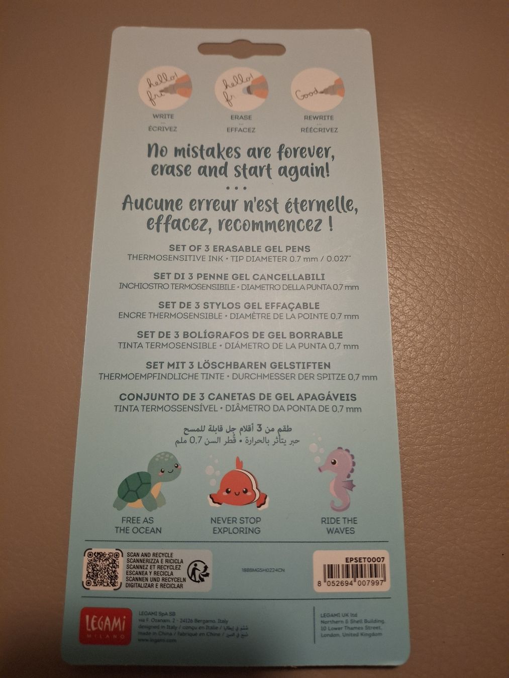 Legami Penna & Evidenziatori: LEGAMI under the sea – Nuovo e nell'imballaggio originale da Neuenhof venduto da mariah05 1