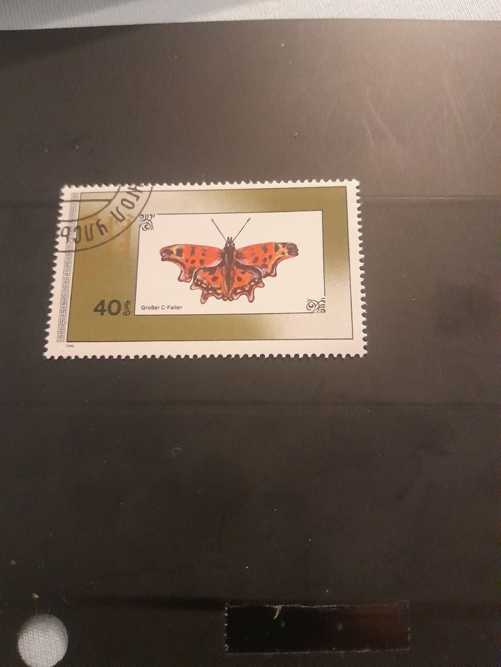 Alle Briefmarken: Timbre rare avec papillon - 40$ - Superbe pièce! – Gebraucht aus Marly von globetrotter1723