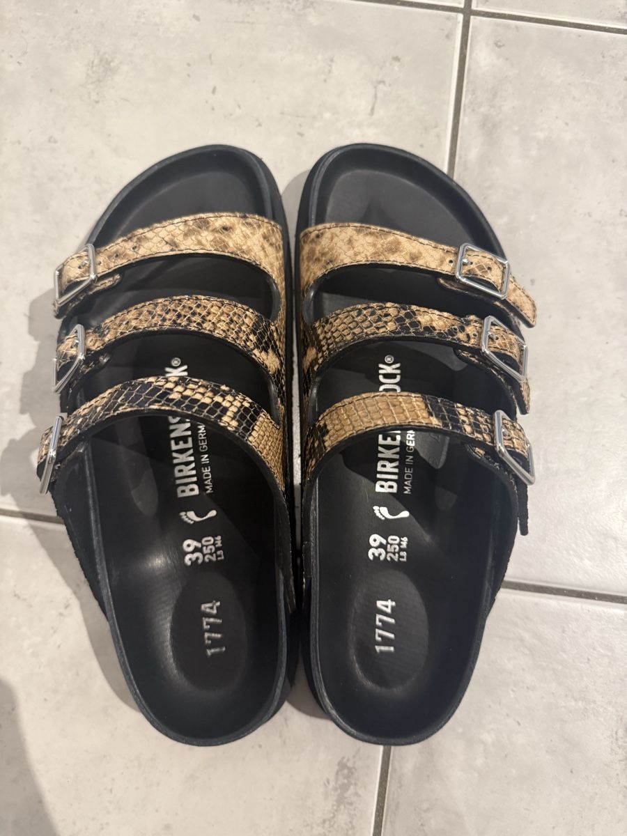 Birkenstock Scarpe da uomo: Birkenstock Florida Sandale Gr. 39 limited edition – Nuovo (secondo la descrizione) da Bern venduto da kwa_pyt9 1
