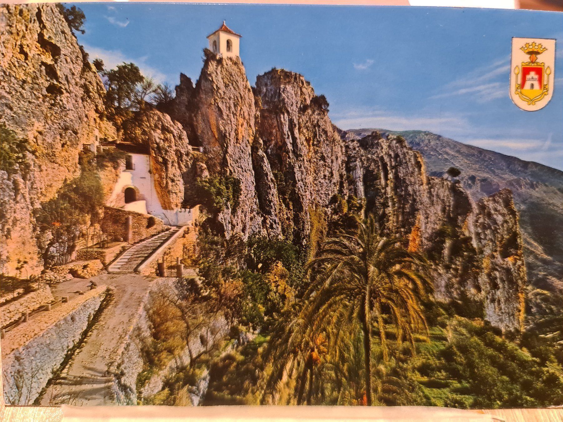 Cartoline postali: Ansichtskarte Castell de Guadalest – Usato da Dintikon venduto da Vexi