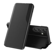 Samsung Galaxy S25 Leder Hülle Small Window View Flip Case