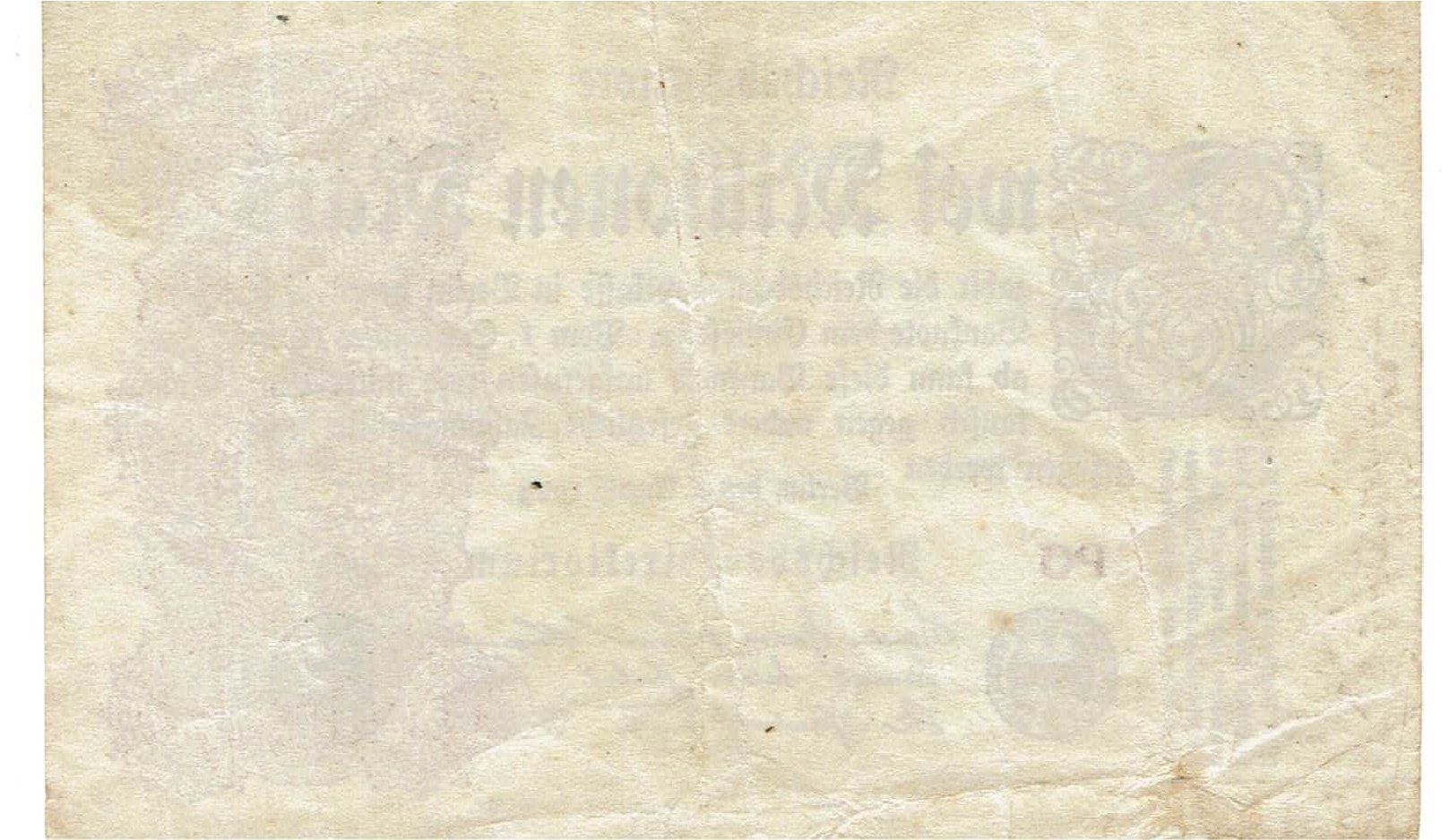Banconote: Berlin 2 Mil.Mark Serie PG 09.08.1923 SS++-VZ – Usato da Steffisburg venduto da ber_8htf 1