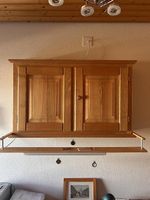Wandregal Massivholz handgefertigt