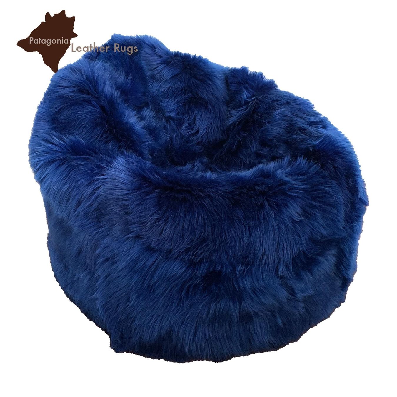 Poltrone: Lammfell Sitzsack Navy blue – Nuovo e nell'imballaggio originale da Arbedo venduto da patagonialeatherrugs 2