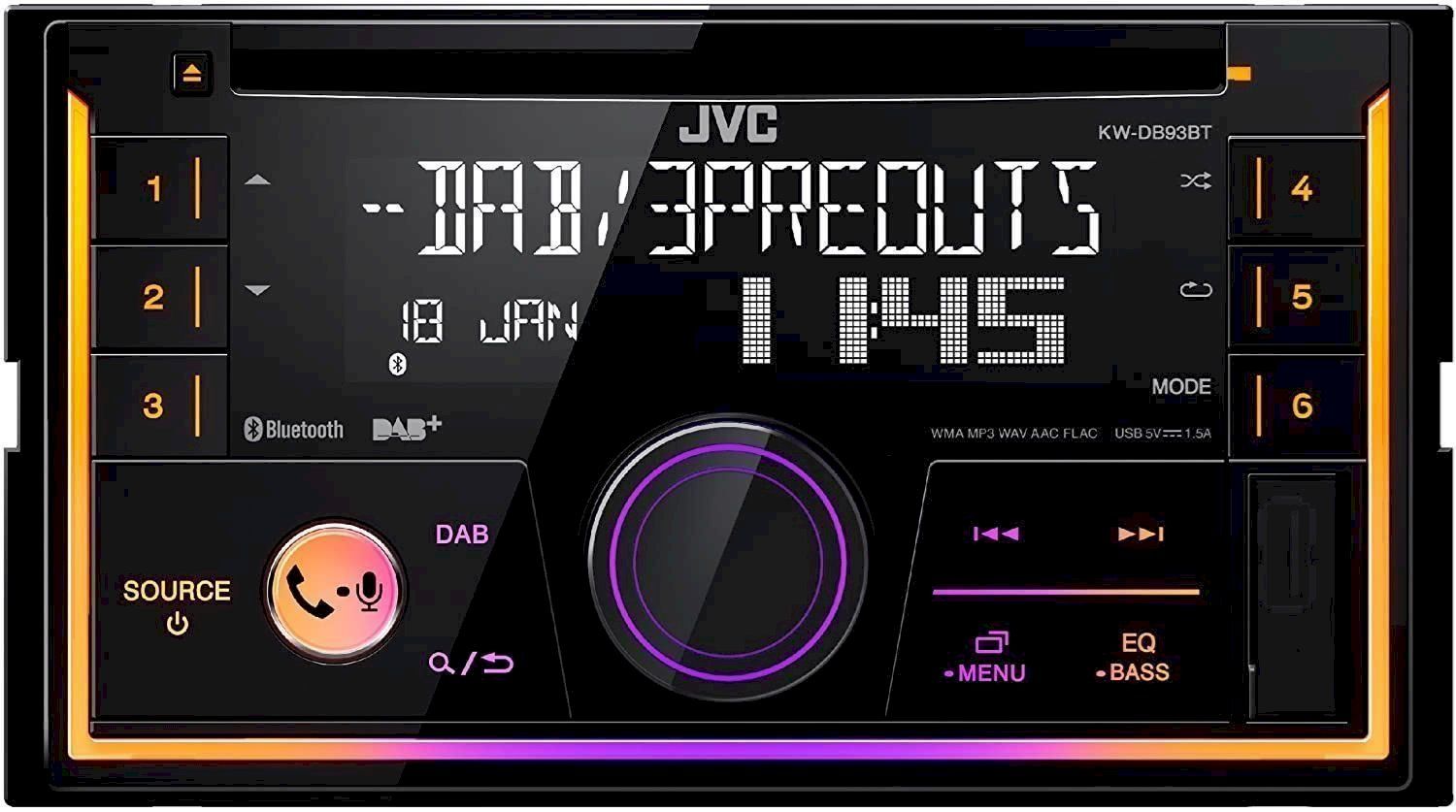 JVC Systèmes audio & multimédias: JVC KW-DB93BT 2-DIN CD-Receiver DAB+ – Neuf avec emballage d'origine à Bottighofen par zaap 3