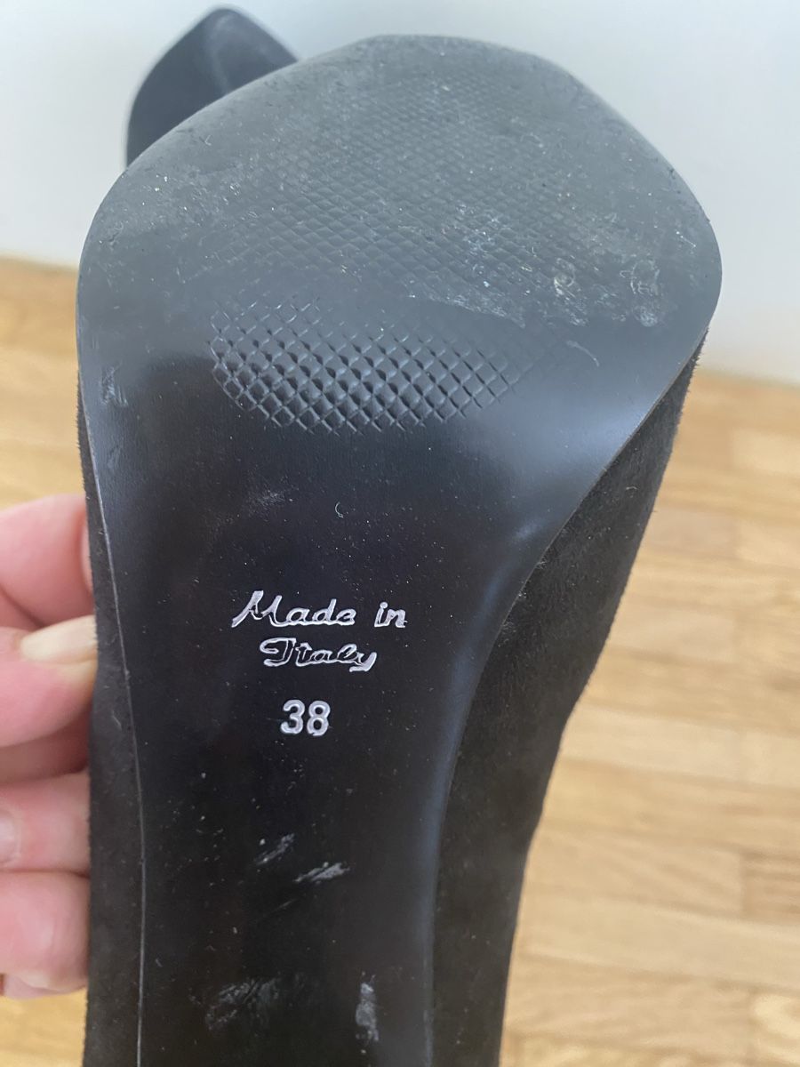 Scarpe da donna: Schwarze Lack High Heels mit Strass, Gr. 38 – Usato da Zürich venduto da Nutla 2