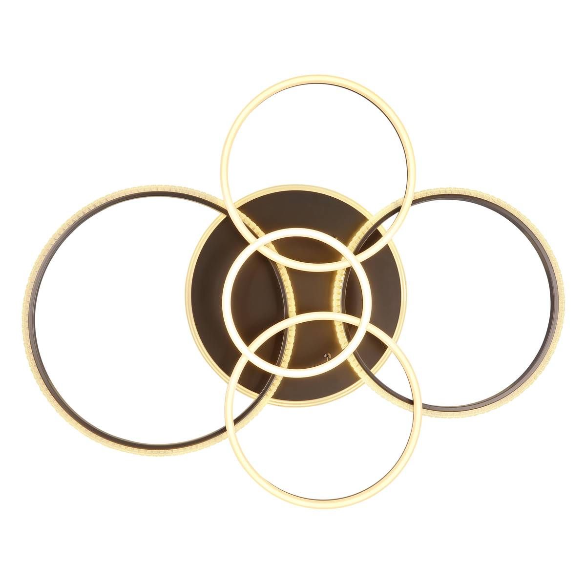 Lampadari & plafoniere: LED Deckenleuchte, Ringe, 110 cm x 88 cm – Nuovo (secondo la descrizione) da Kreuzlingen venduto da Smart-Light 4