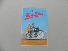 Abziehbild Kleber 40 Jahr Motorrad New Generation Big Star