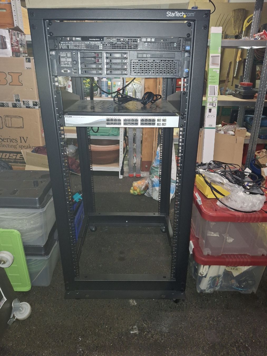 Racks & Ständer: Rack StarTech Open Frame 25HE – Gebraucht aus Weite von dynled