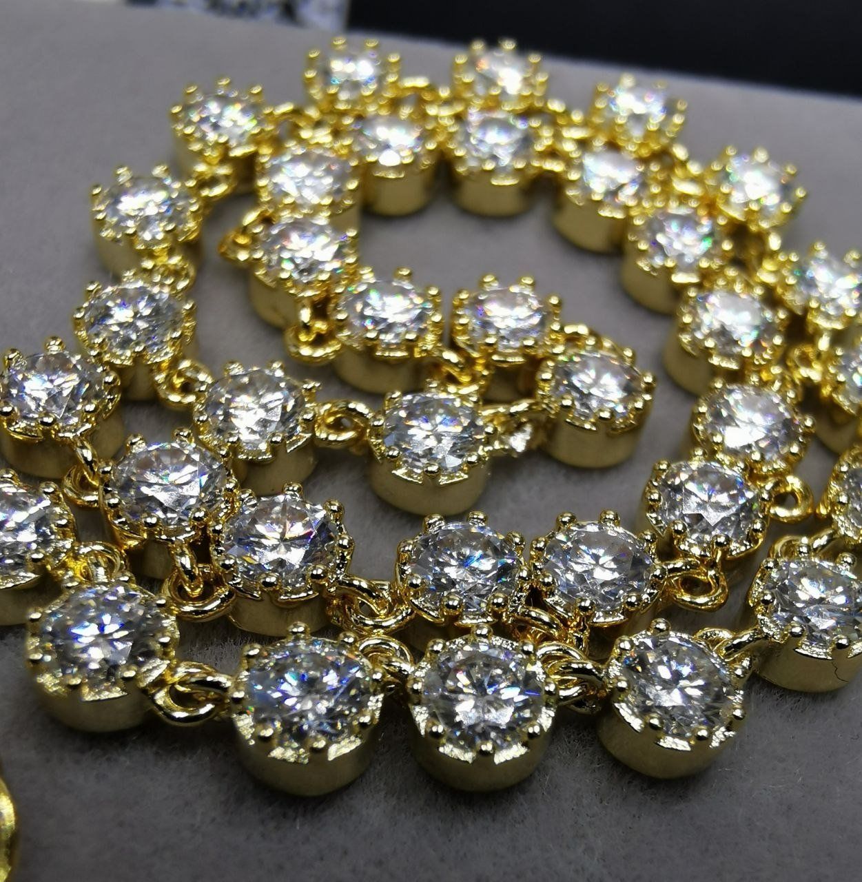 Catenine: Collier argent avec diamants de moissanite de 3,8 ct GRA – Nuovo e nell'imballaggio originale da Reconvilier venduto da Tsma67 4
