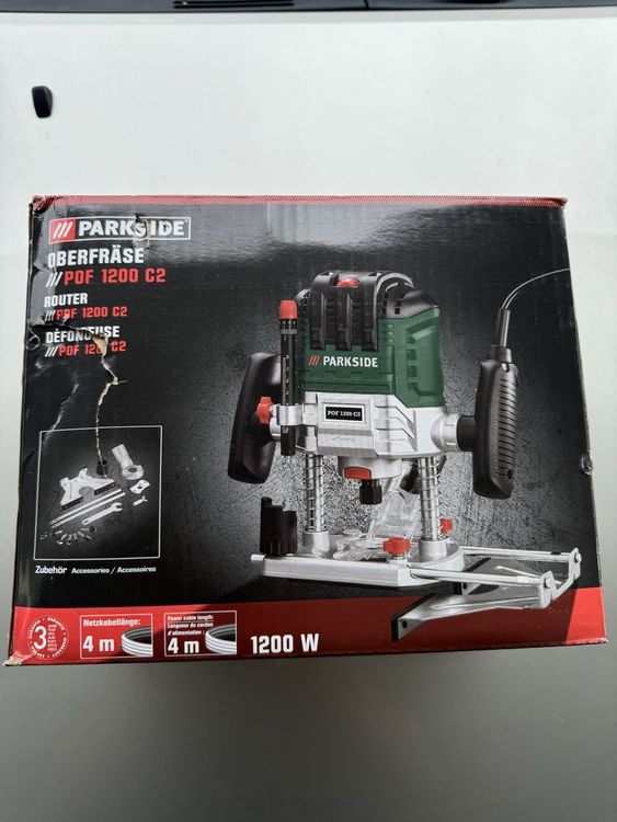 Router Parkside POF 1200 C2 - Per Legno, Plastica E Metalli Leggeri, Con 6 Frese E Guida Modello - Foto 14