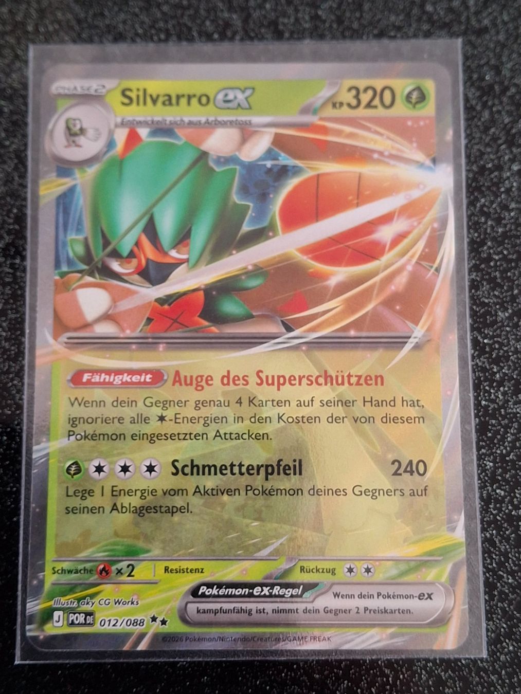 Pokémon Carte collezionabili: Perfect Order / Silvarro ex 012/088 – Nuovo (secondo la descrizione) da Zug venduto da Vorphalak
