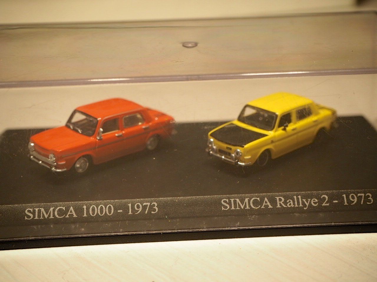 Simca Modellautos: Simca 1000 1973 + Simca Rallye 2 1973 - Norev HO – Neu (gemäss Beschreibung) aus Winterthur von 602ccm