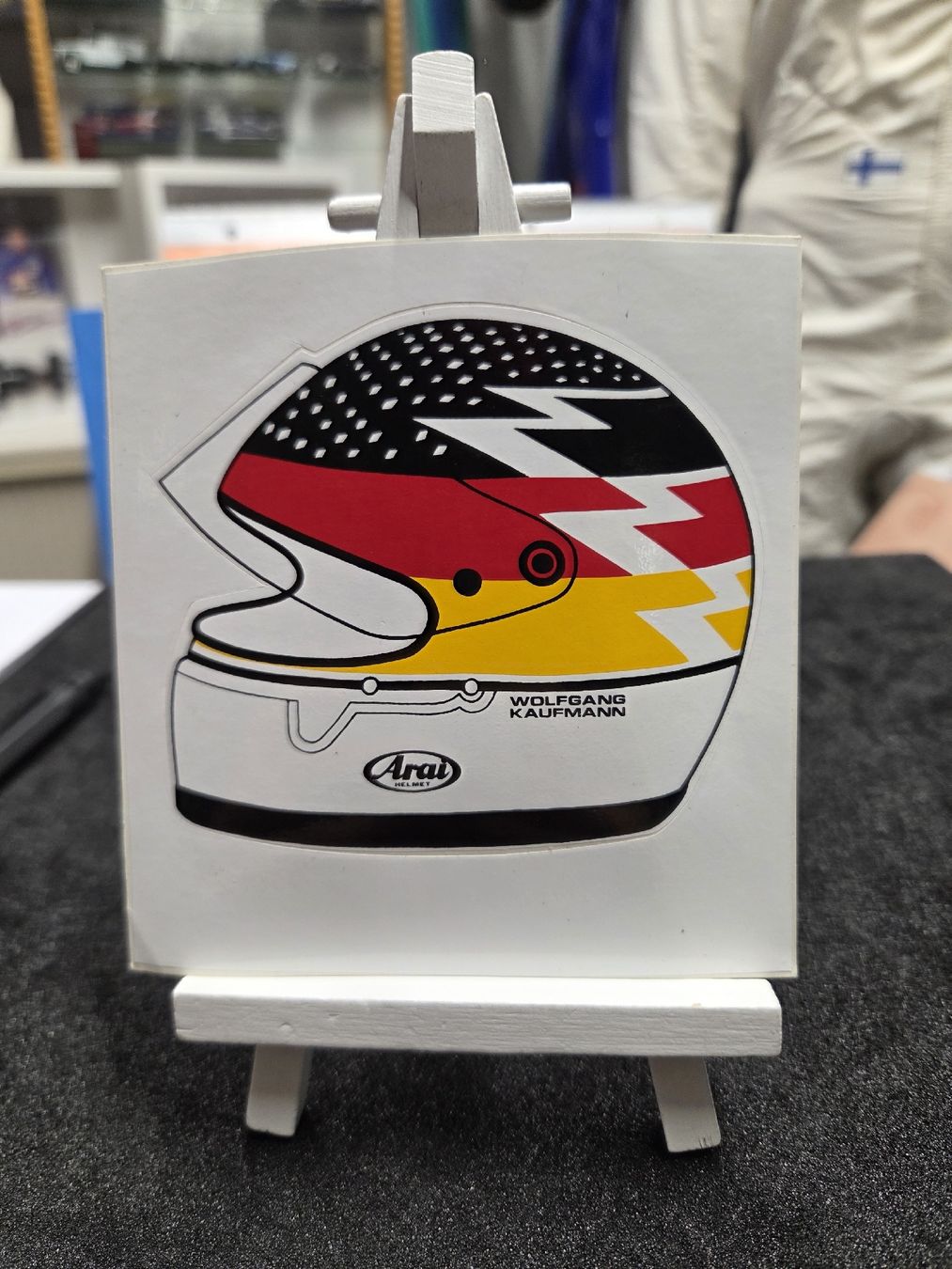 Sticker: Aufkleber Helm Wolfgang Kaufmann – Usato da Wetzikon ZH venduto da AmacherM