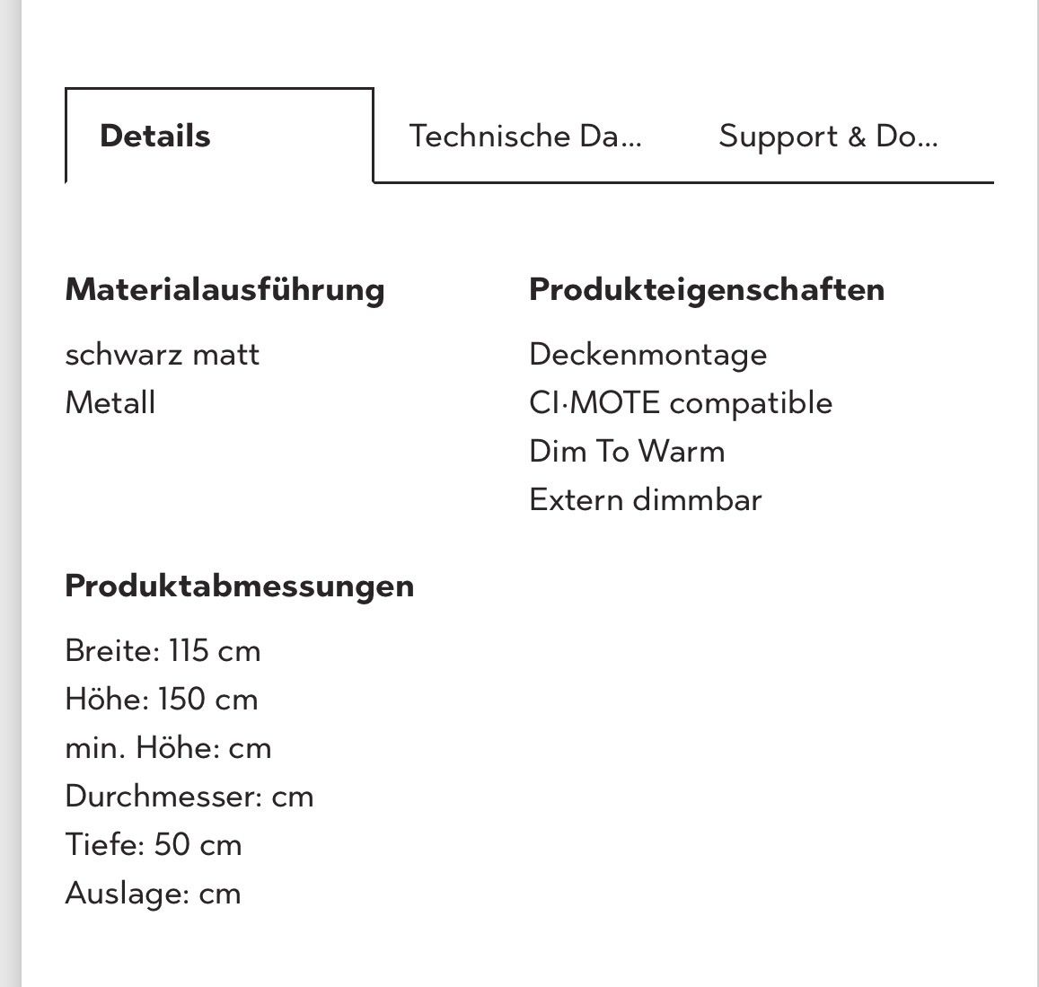 Kronleuchter & Deckenlampen: Pendelleuchte Cinque CIOLA schwarz matt – Gebraucht aus Eschikofen von Kesper89 4