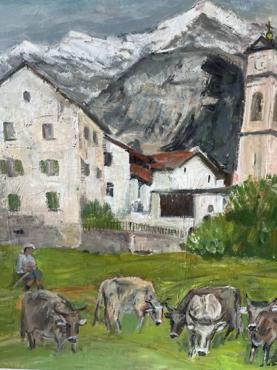 Tableaux: Ludwig Demarmels Stierva/Romanshorn – D'occasion à Untervaz par Kunstegga