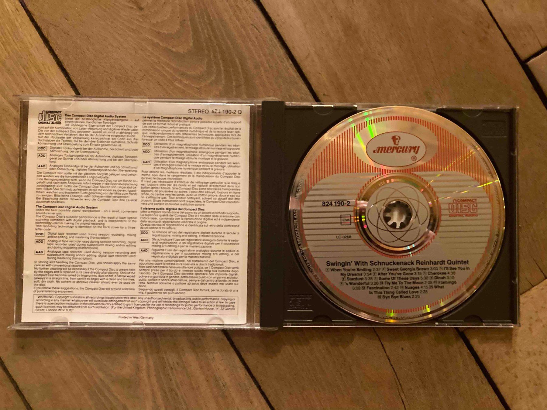 CD: Schnuckenack Reinhardt - – Usato da Luzern venduto da Needful_Things 2