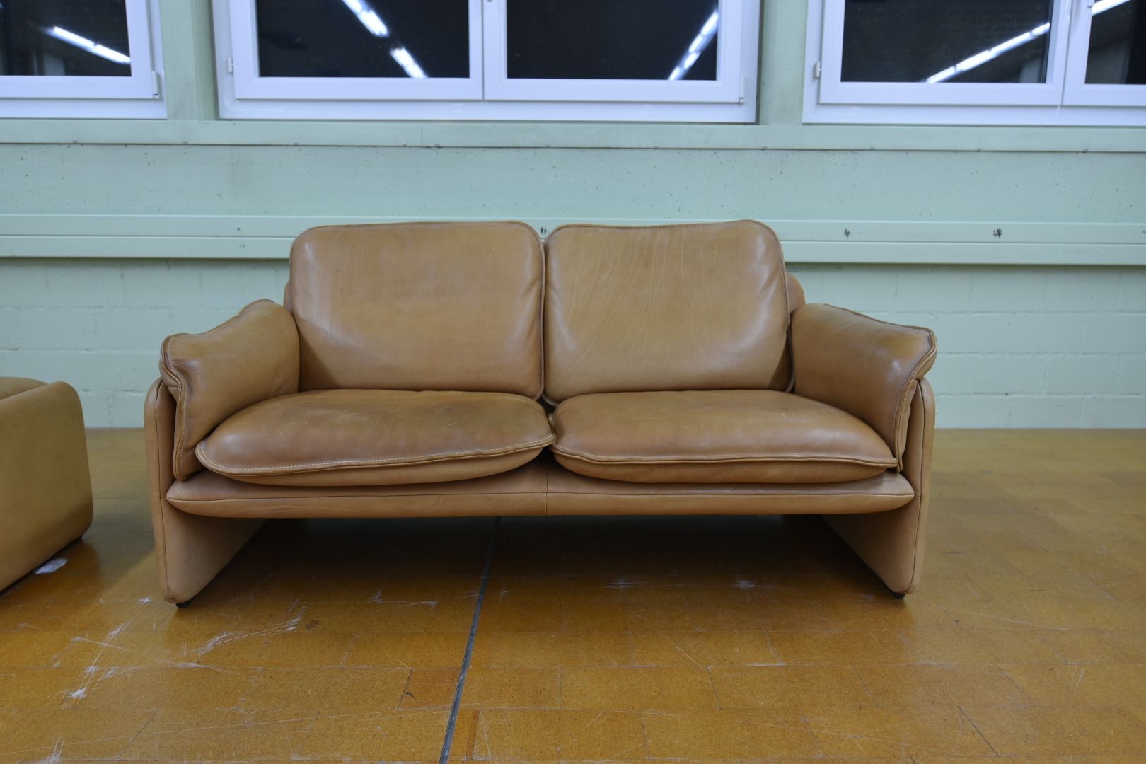 De Sede Divani: Designer Sofa De Sede DS61 aus Büffelleder – Usato da Lichtensteig venduto da Polsterwerk 6