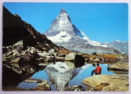 Riffelsee bei Zermatt 2800 m, Matterhorn 4478 m