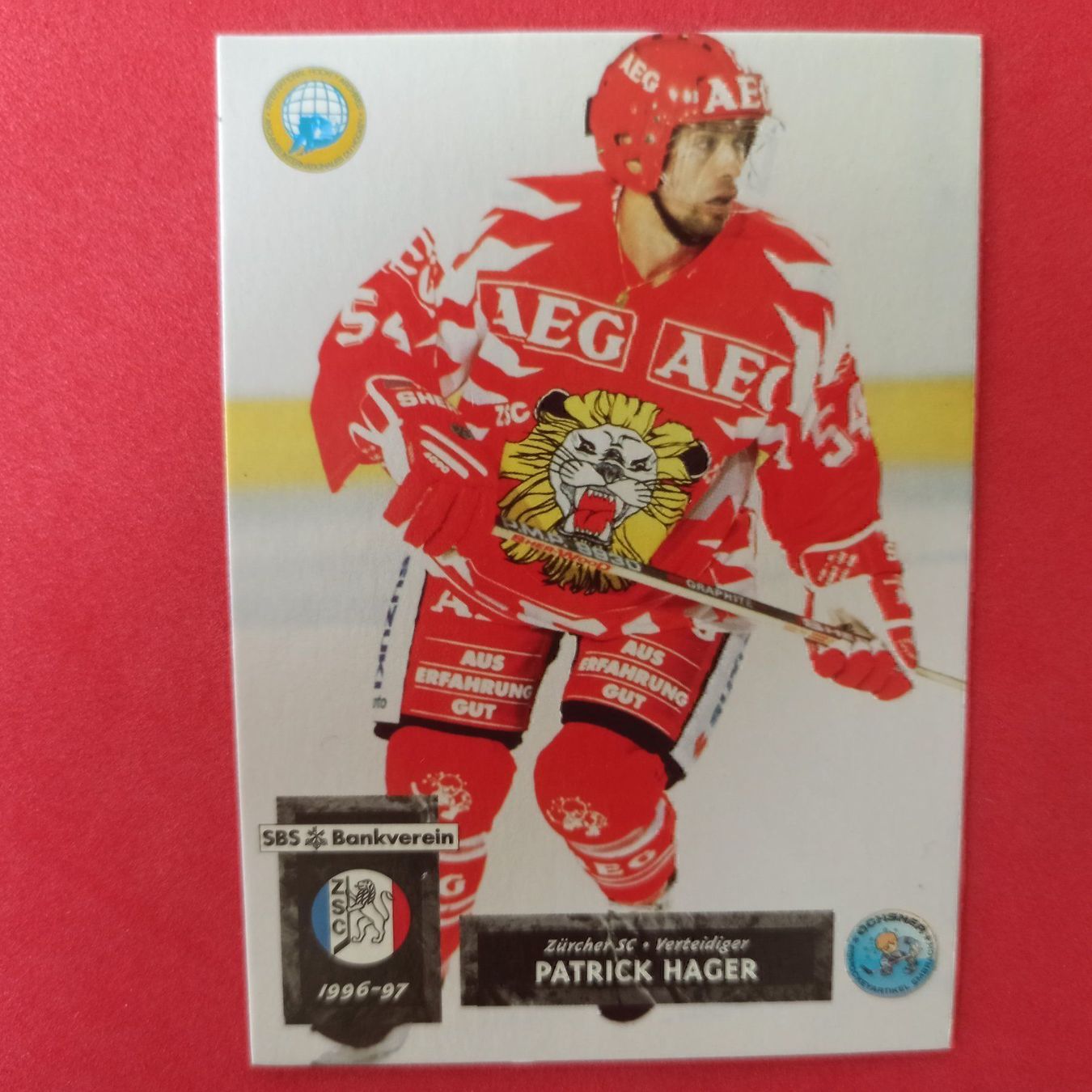 Sammelbilder & Trading cards: Patrick Hager - ZSC CARD - 1996/97 – Gebraucht aus Dübendorf von kb86_MOVIE