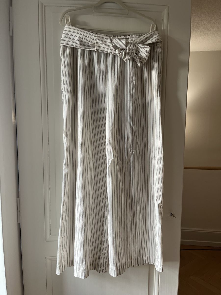 Hosen: Leichte Baumwollhose mit Bindeband – Neu (gemäss Beschreibung) aus Bern von urt_ph6r 1