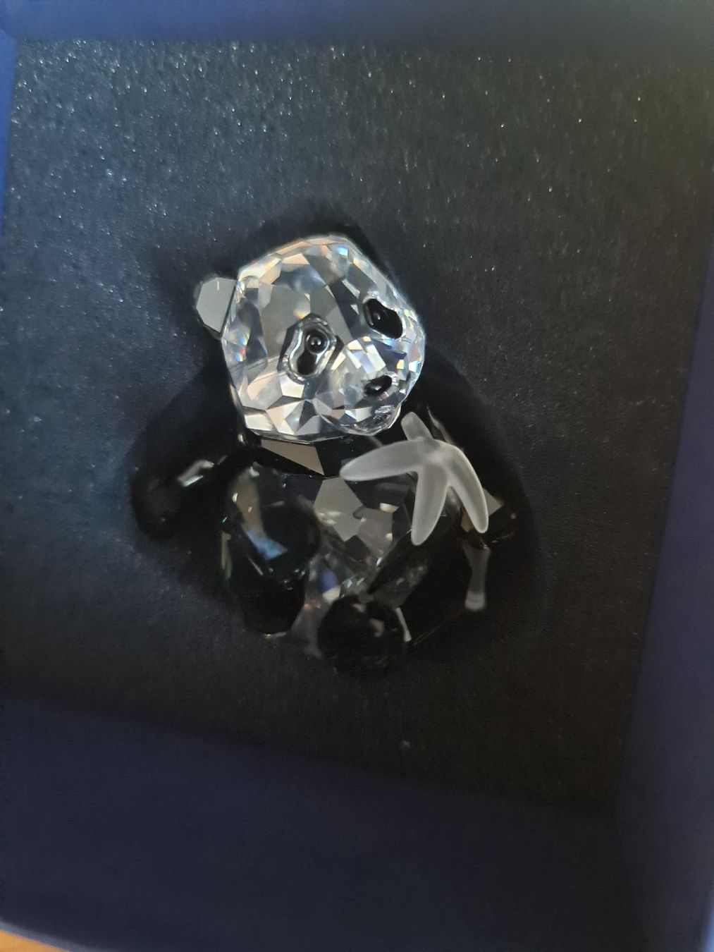 Swarovski Statuette: Swarovski Figur SCS Panda Originalverpackt  – Usato da henau venduto da Rockj 3