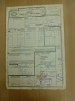 Kandersteg, Frachtbrief nach Solothurn 1951