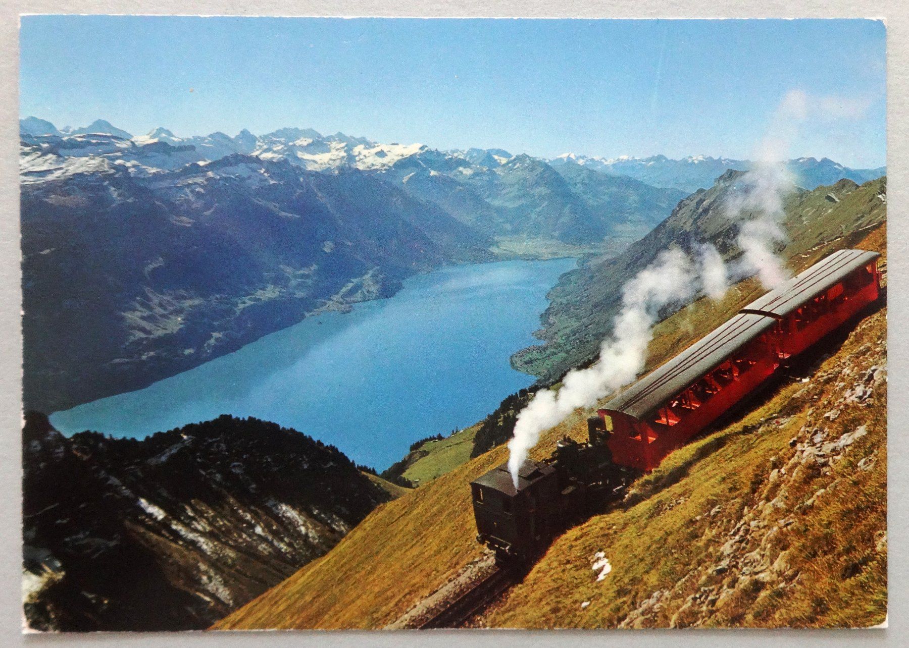 Cartoline postali: Brienz-Rothorn-Bahn auf Talfahrt – Usato da Fétigny venduto da Billy2miny