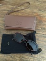 Celine Sonnenbrille mit Etui, Braun, 2 mal getragen