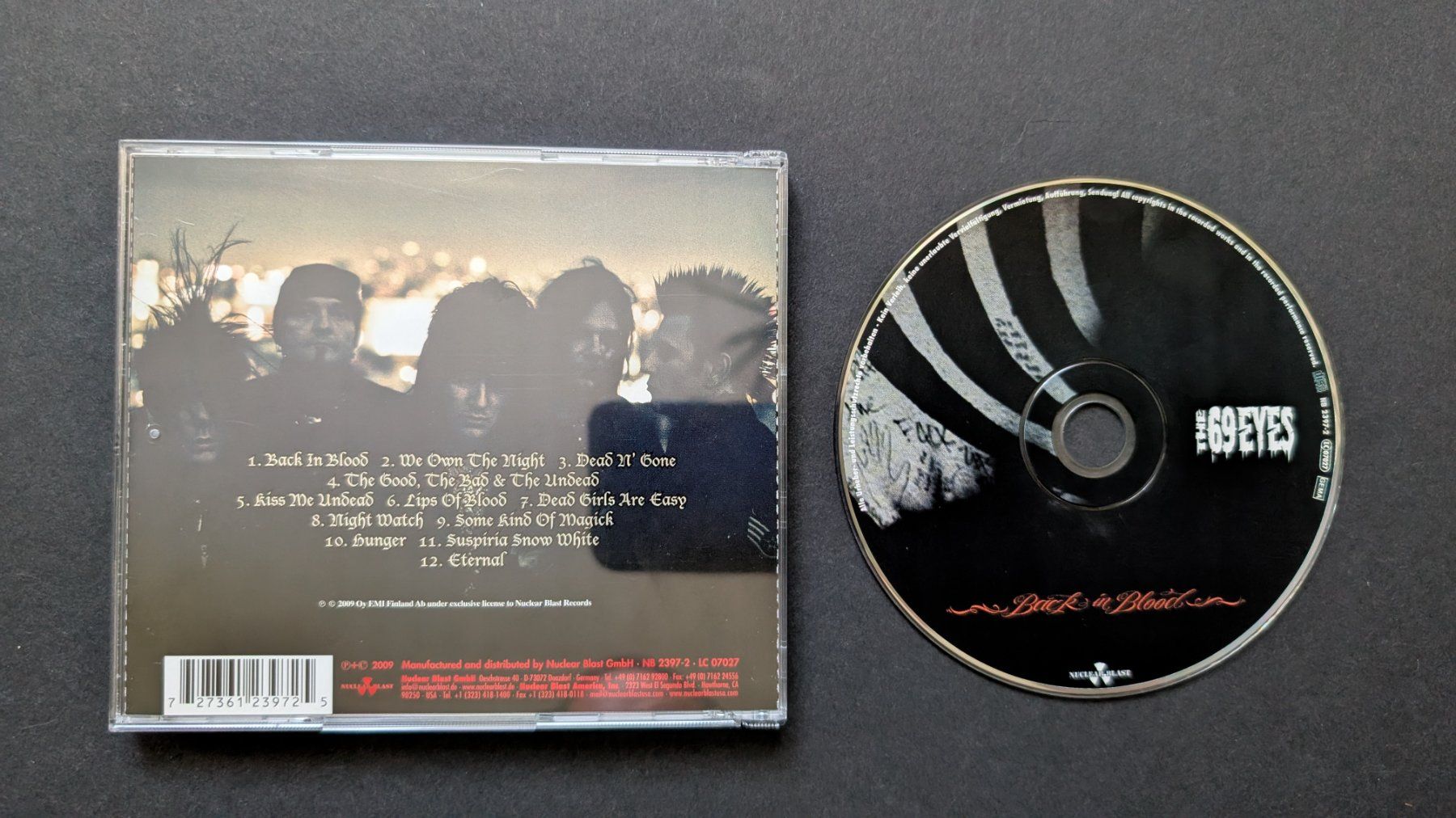 CDs: The 69 Eyes | Back in Blood | CD – D'occasion à Bottmingen par dan_c5wb 1