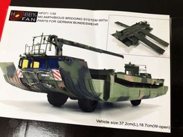 Modellbausatz Hobby Fan M3 Amphibie 1:35 + Bundeswehr Decals