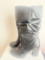 Bottes noires à talon, idéales pour l'automne, taille 38