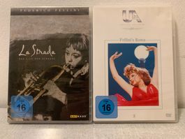 2x DVD Federico Fellini - La Strada, Roma