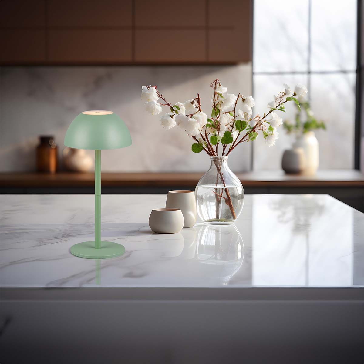 Lampen: LED Aussen Tischleuchte, Grün 30 cm Höhe – Neu (gemäss Beschreibung) aus Kreuzlingen von Smart-Light 1