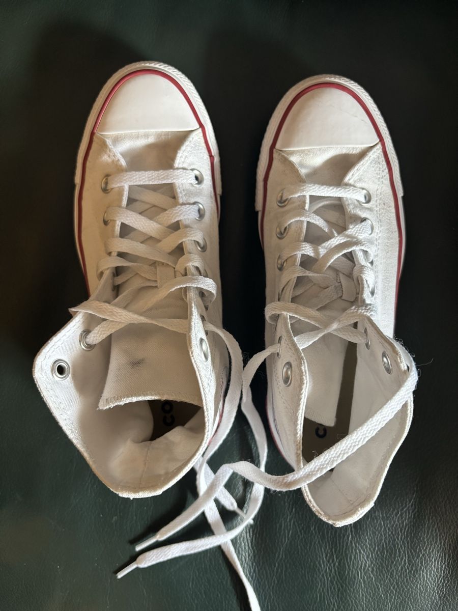 Converse Scarpe da uomo: Converse Chucks High Top Weiss Gr. 38, Sommer  – Nuovo (secondo la descrizione) da Zermatt venduto da nic_zqn8 3