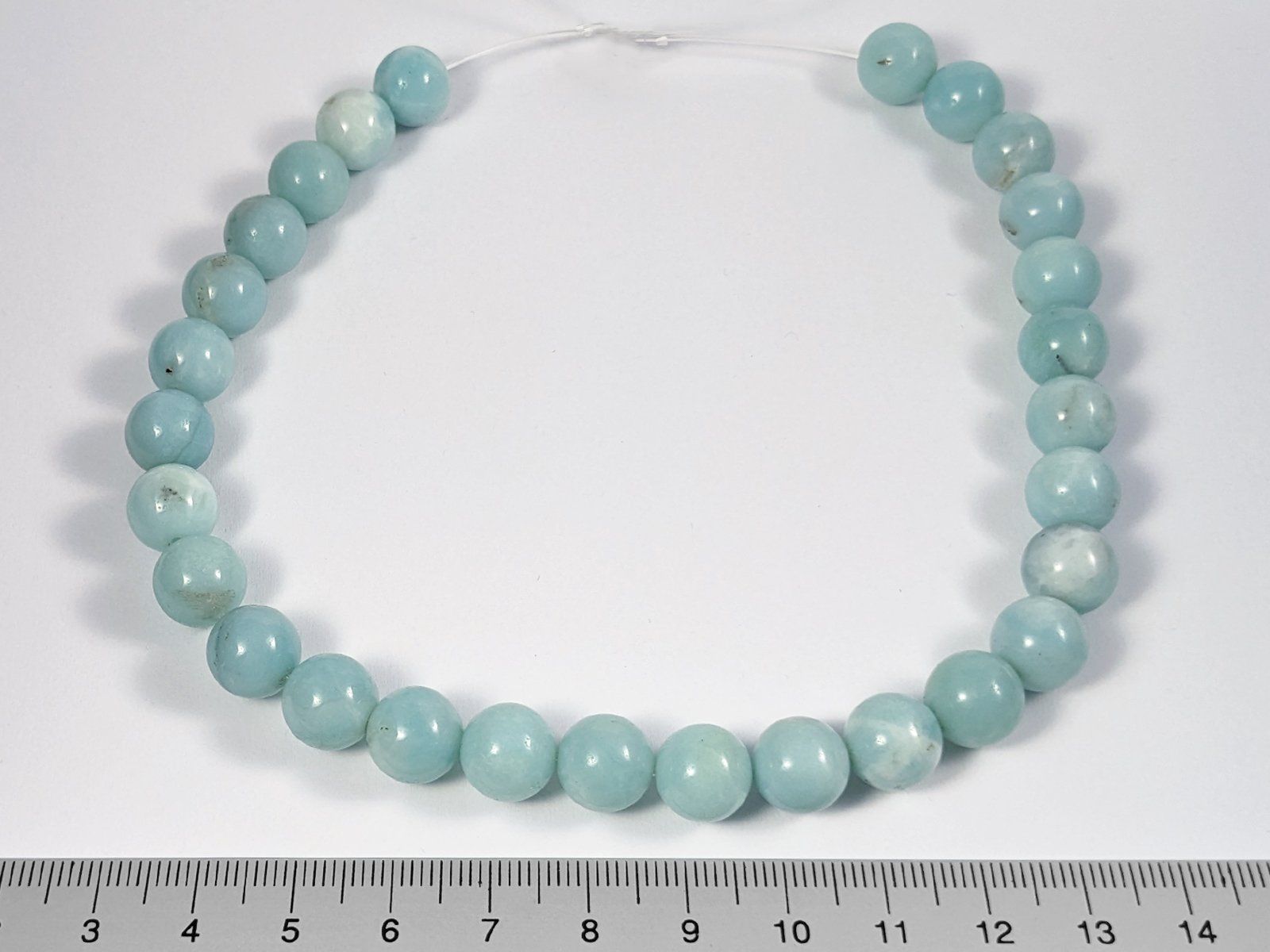 Minerali & Pietre curative: Amazonit Perlen 10mm - 28Stk. – Nuovo e nell'imballaggio originale da Meilen venduto da GypsyCat