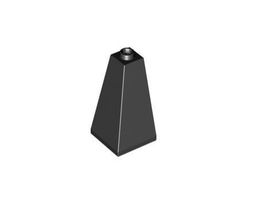 LEGO - Black Slope Double Convex - 3685 - NEW
