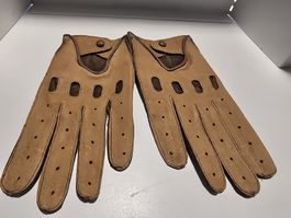 Fahrerhandschuhe Leder perforiert Grösse 9 ungebraucht 