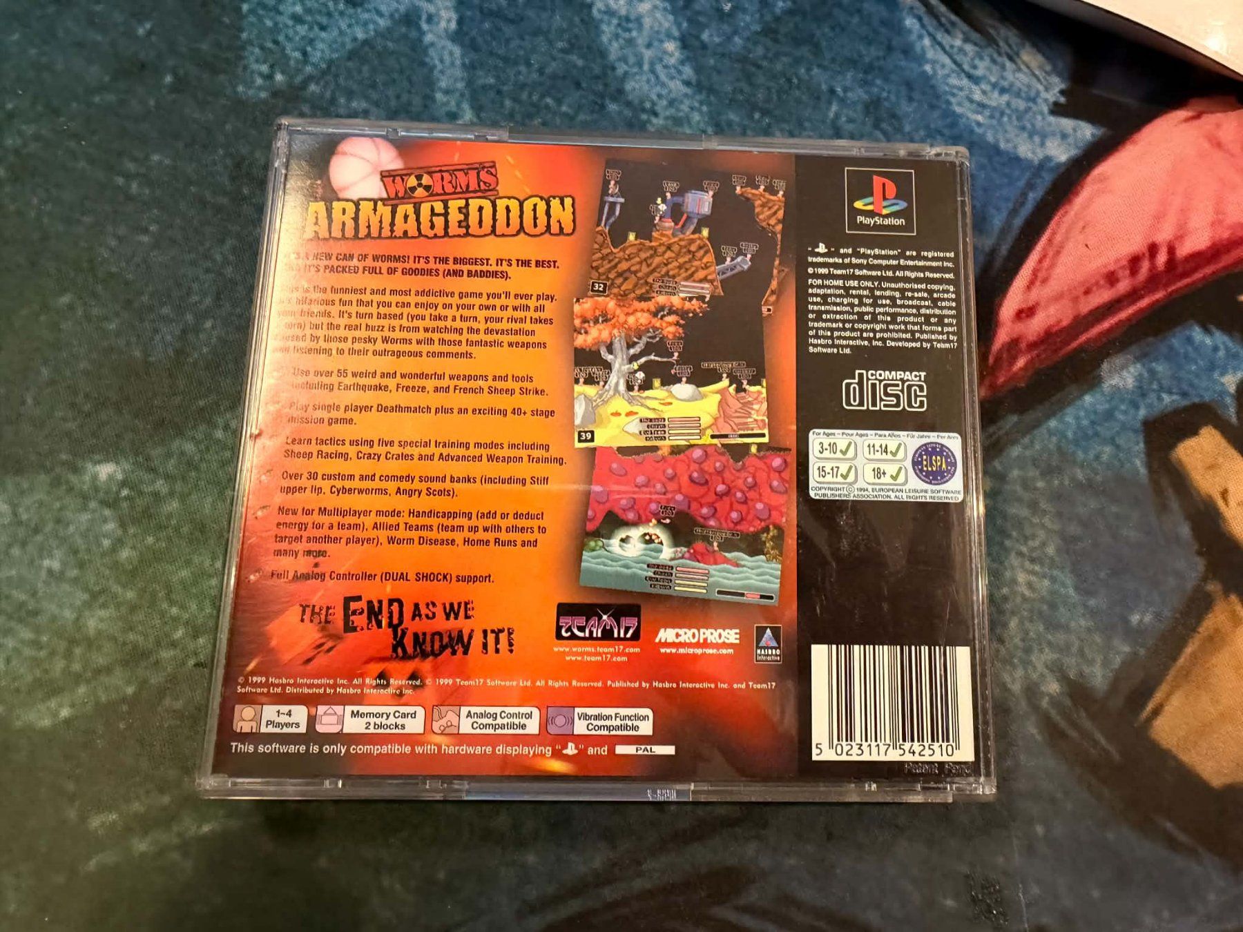 Sony Giochi: Worms Armageddon Sony Playstation – Usato da Giubiasco venduto da Tici__nerd_Giubiasco 1