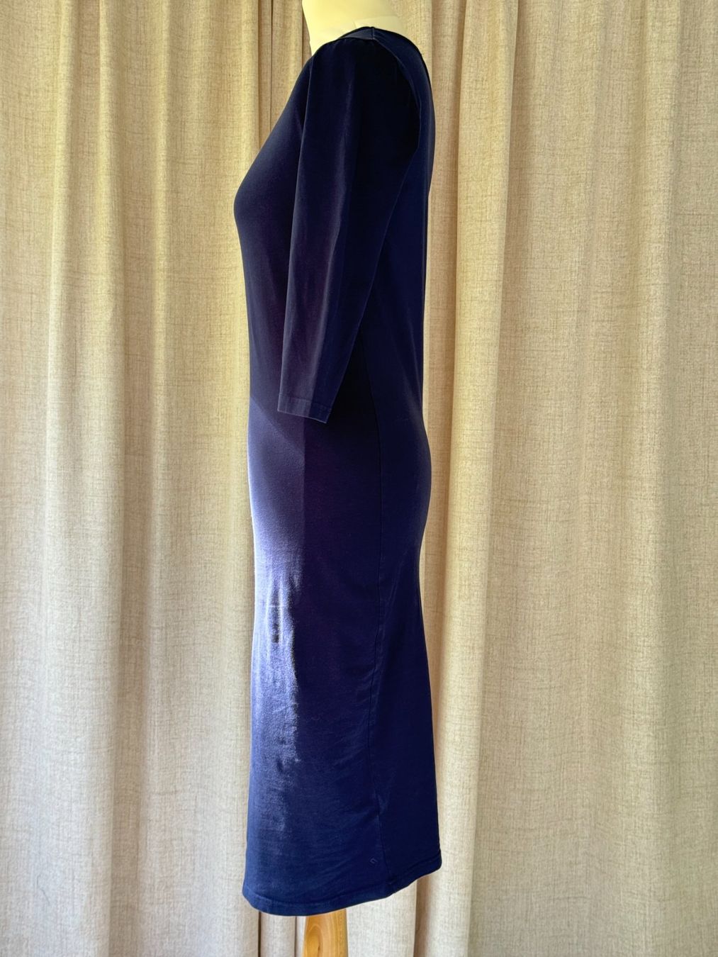 Vestiti: Robe simple mi-mollet bleu marine - Terranova – Usato da Genève venduto da Reveur 2