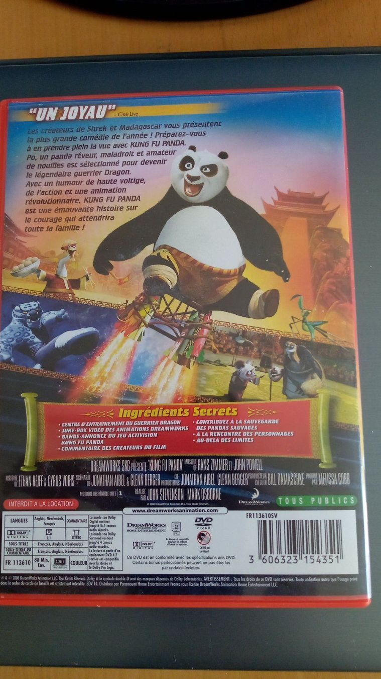 Alle DVDs: DVD Kung Fu Panda Français Anglais – Gebraucht aus Porrentruy von tupatup 2