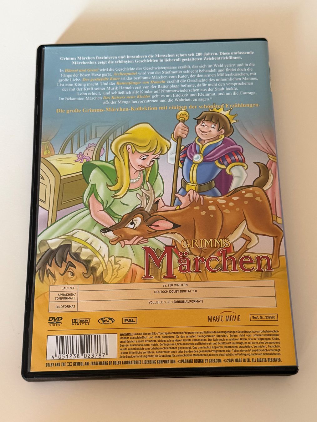 Tutti i DVDs: DVD Box Grimm's Märchen 5 Filme Special Edition – Usato da Altstätten SG venduto da sheamus 1