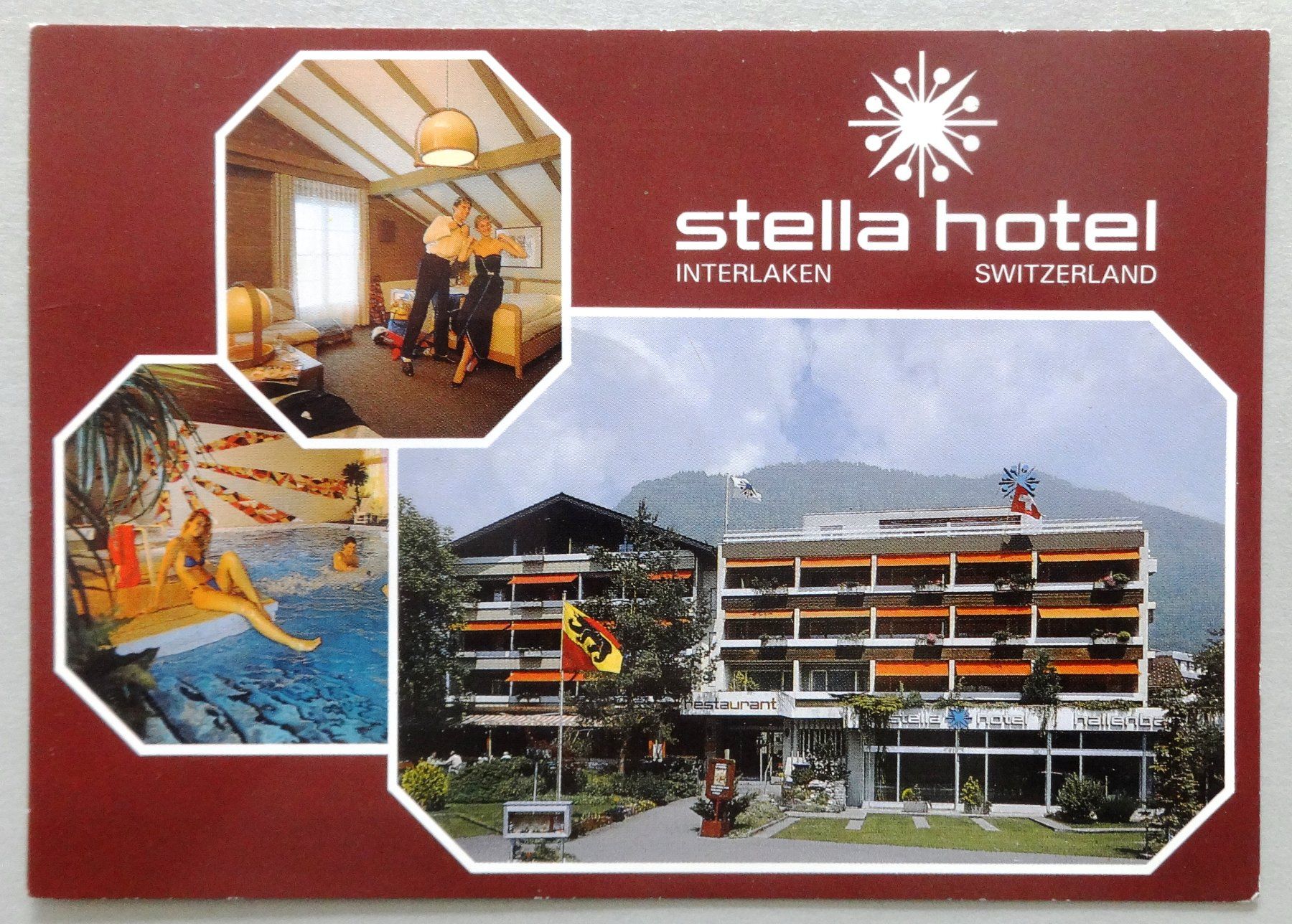 Cartoline postali: Hotel Stella, Interlaken – Usato da Fétigny venduto da Billy2miny